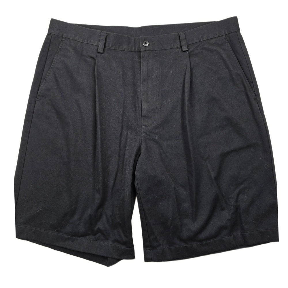 Callaway X Series Golf Shorts Mens 38 Black‎ Cotton Blend Pleated